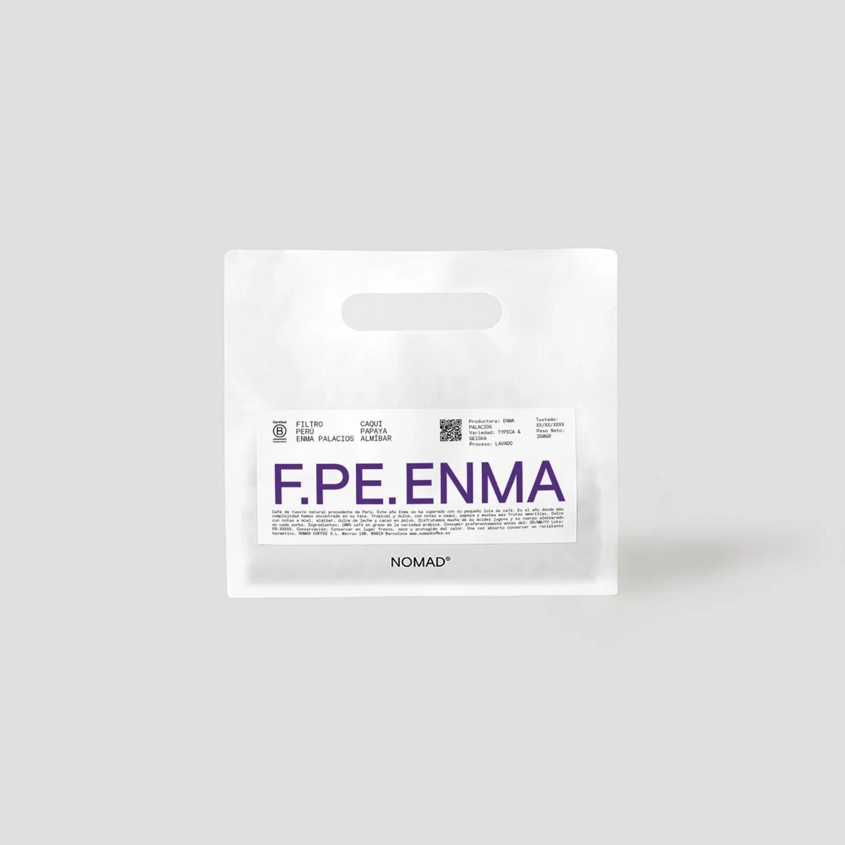 Peru "Enma Pelacios" Washed Typica + Gesha - Nomad…