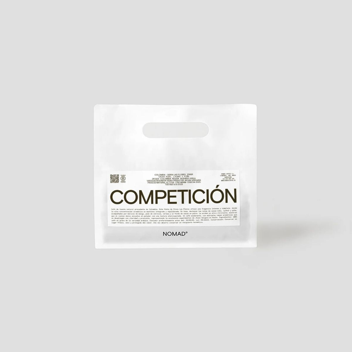 Colombia "Competicion" Natural Sidra - Nomad Coffee…