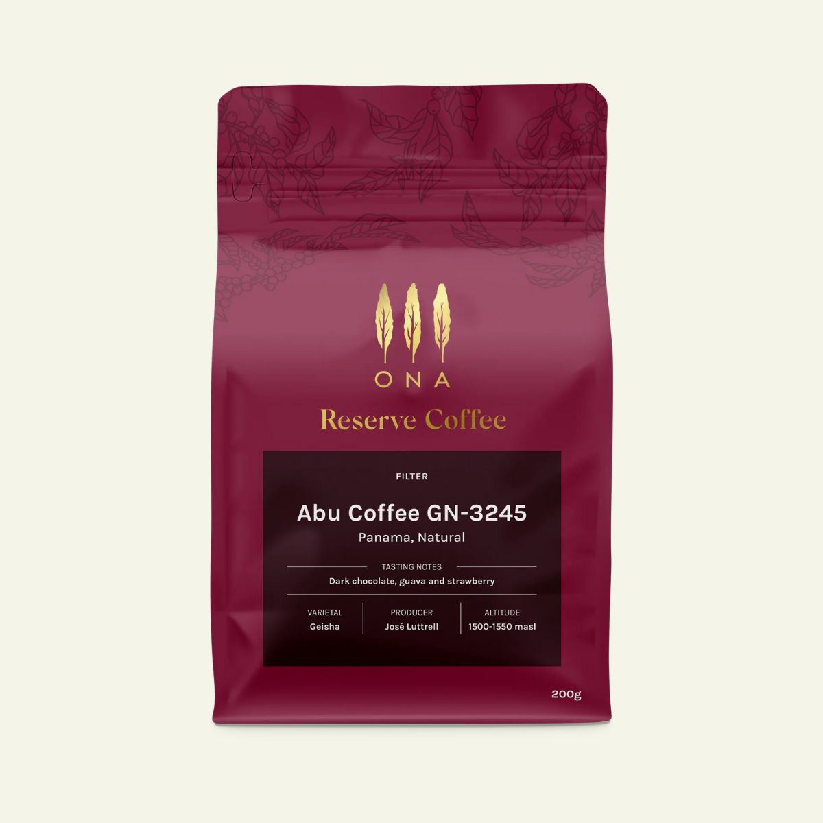 ★ Panama "Abu Coffee GN-3245" Natural Gesha - Ona by…