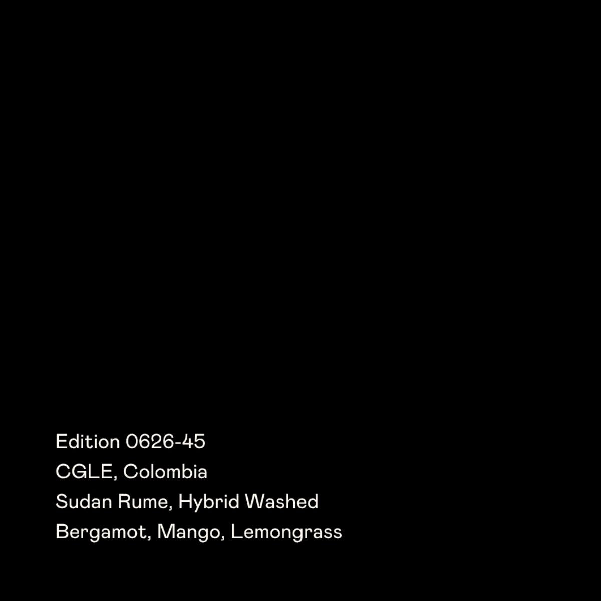★ Colombia "CGLE" Hybrid Washed Sudan Rume - Special…