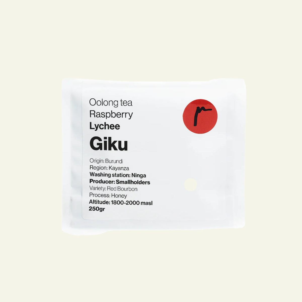 Burundi "Giku" Honey Red Bourbon - Replica by Nordic…