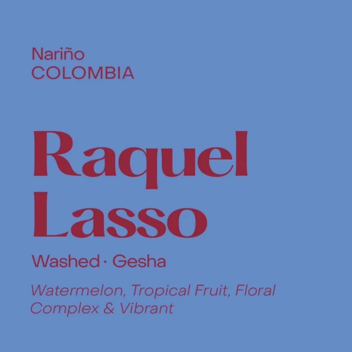 Colombia "Raquel Lasso" Washed Gesha - Subtext Coffee by…