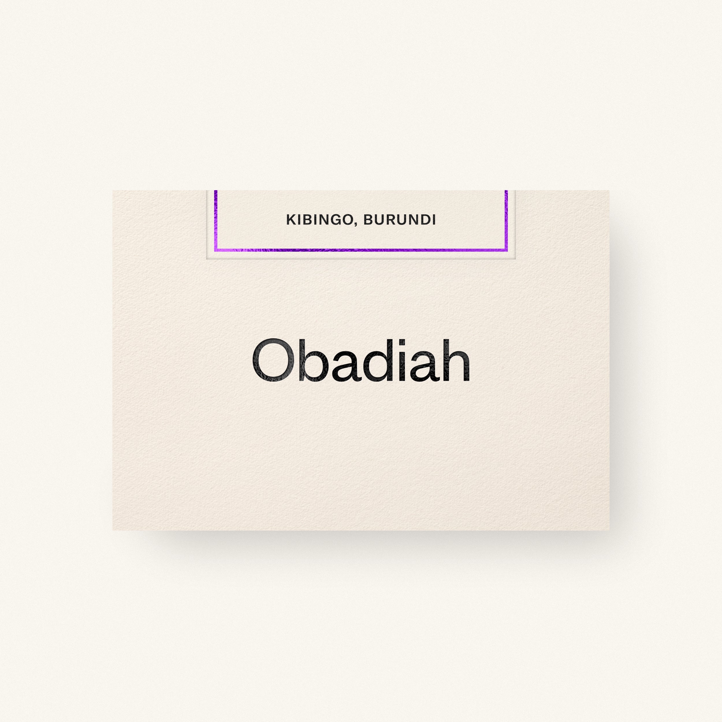 Kibingo by Obadiah Coffee