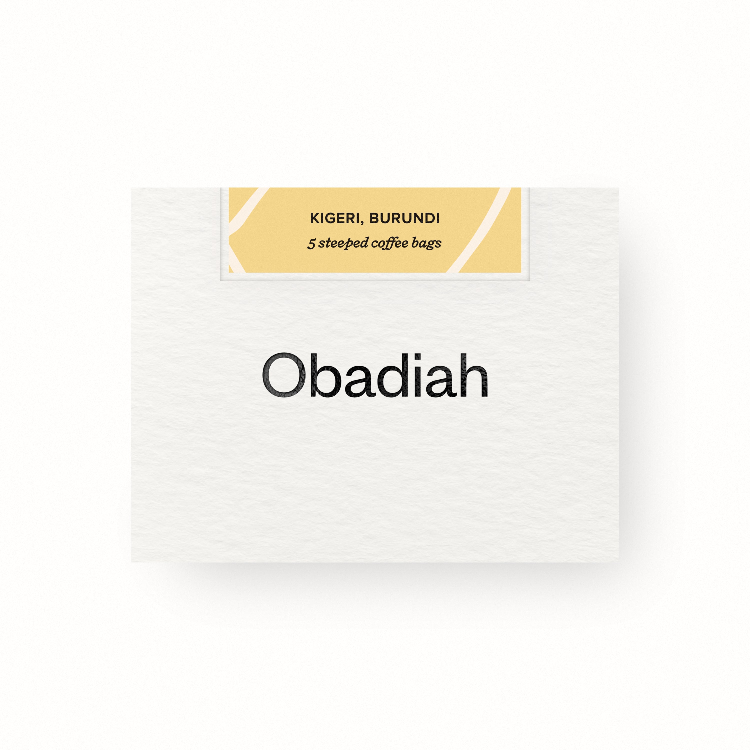 Kigeri - Steeped Coffee — Uganda by Obadiah Coffee