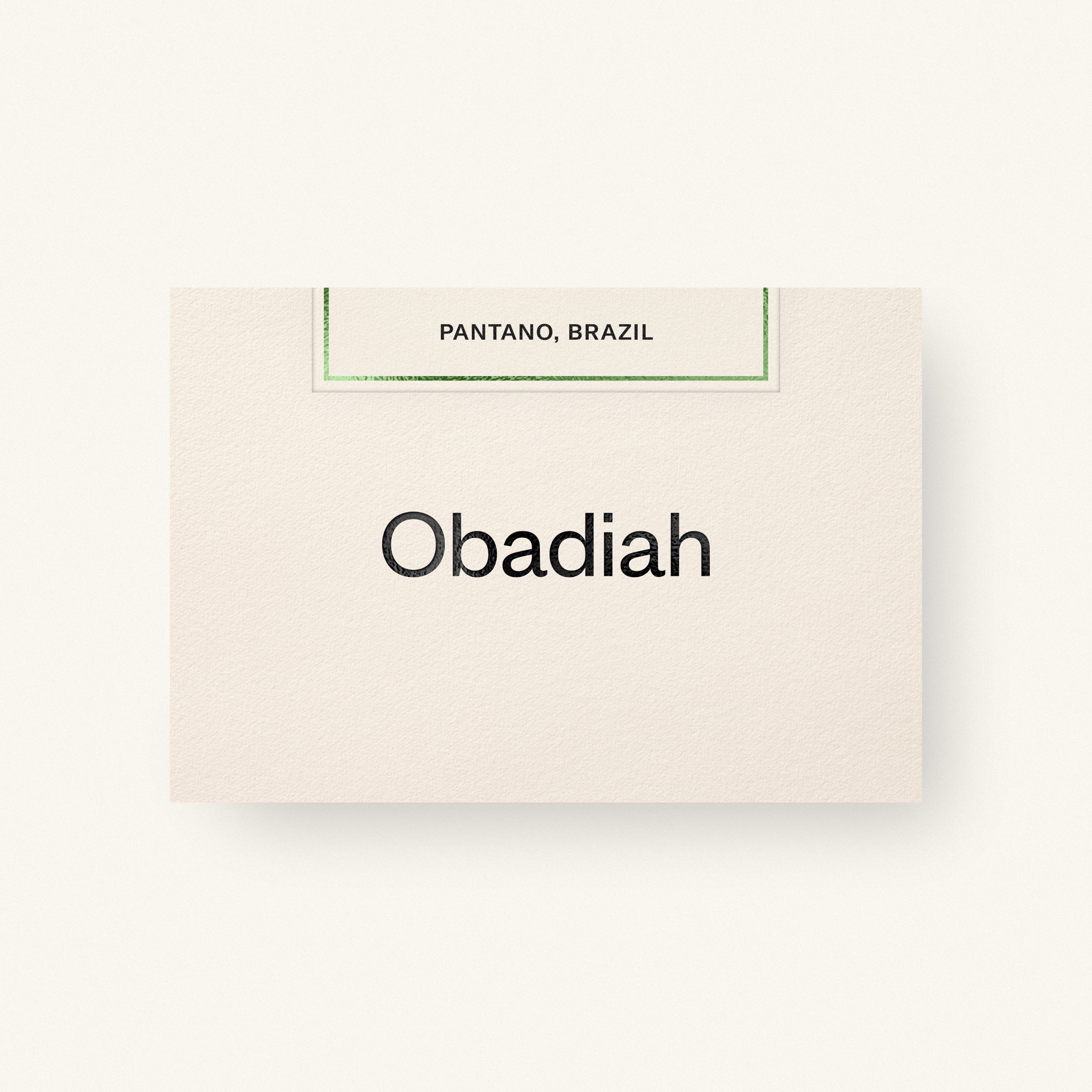 Pantano by Obadiah Coffee