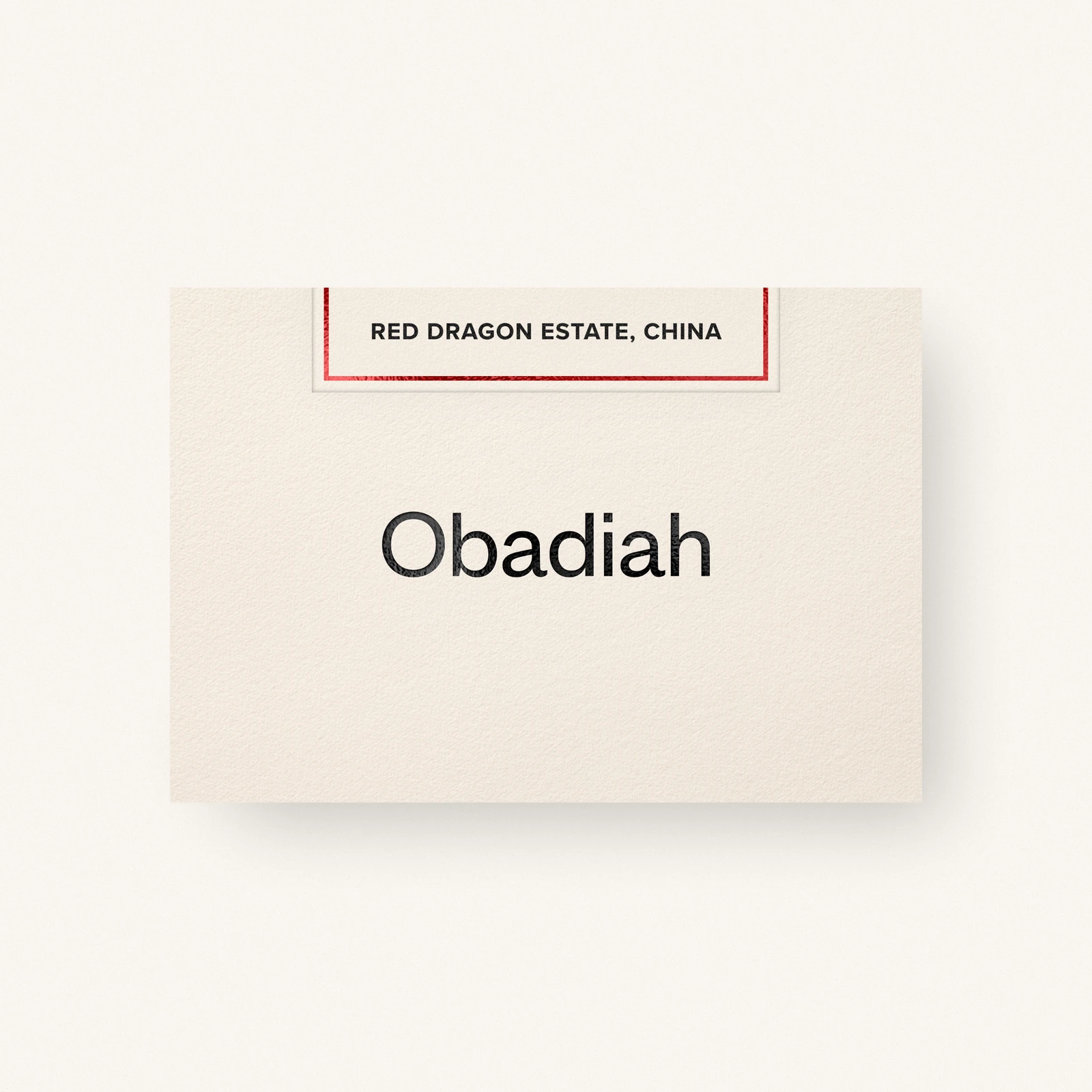 Red Dragon Estate — China by Obadiah Coffee
