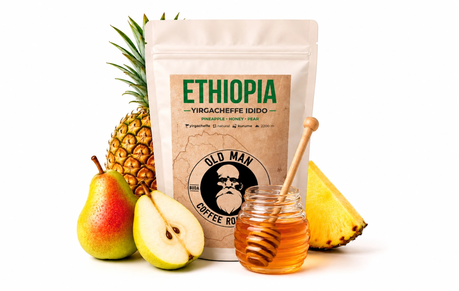ETHIOPIA YIRGACHEFFE IDIDO NATURAL by Old Man Coffee…