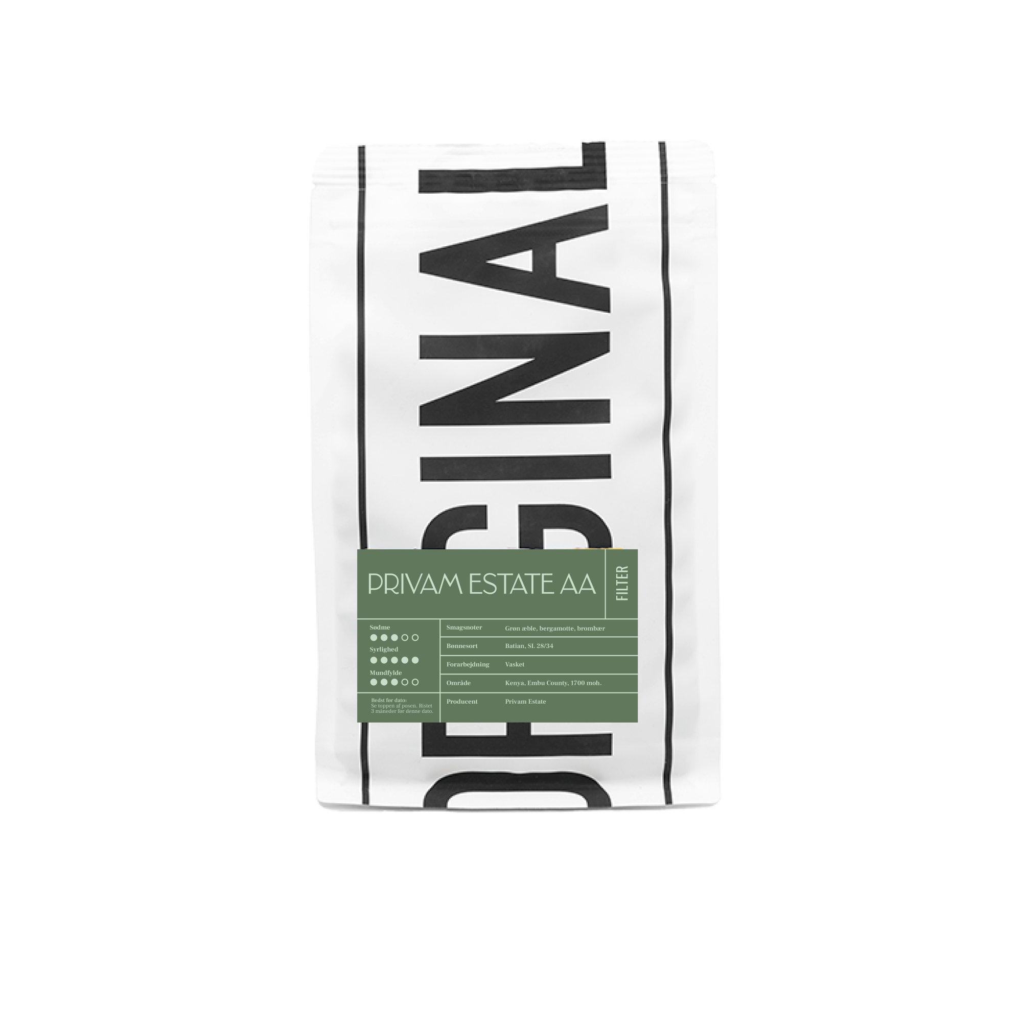 Kenya, Privam Estate AA — Kenya