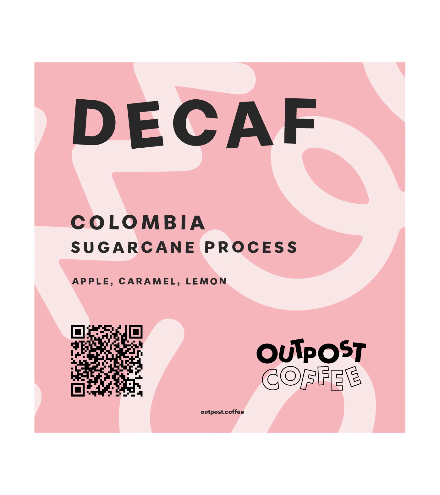 Decaf, Colombia, Washed, Sugarcane Process by Outpost…