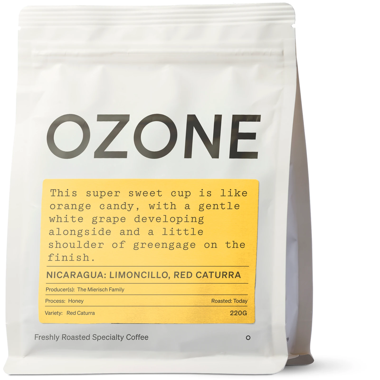 Nicaragua: Limoncillo, Red Caturra, Honey by Ozone…