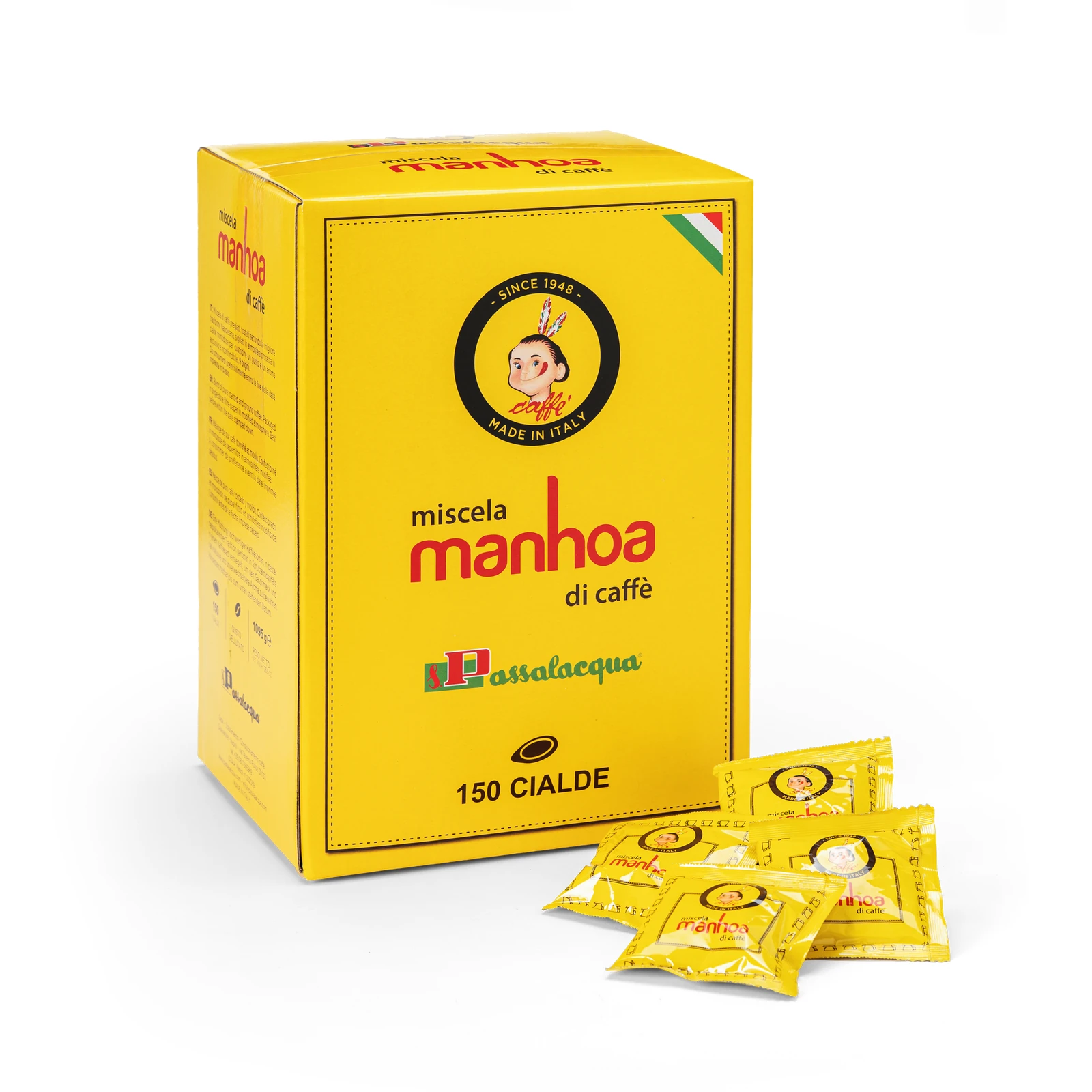 Manhoa caffè in cialde 150 pz