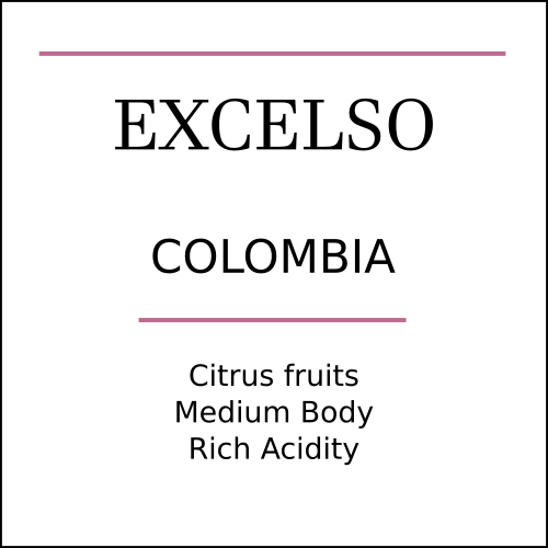 Colombia Excelso Medium Roast by Pebble & Pine