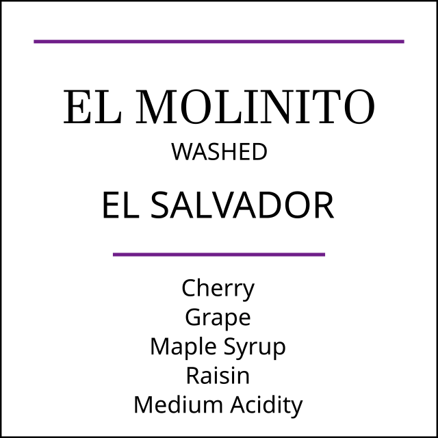 El Salvador El Molinito Medium Roast by Pebble & Pine