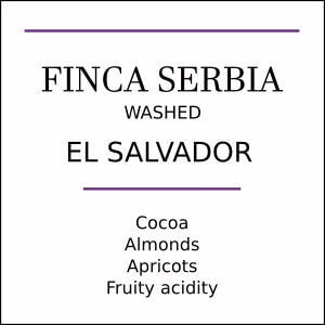 El Salvador SHG Finca Serbia Medium Roast by Pebble & Pine