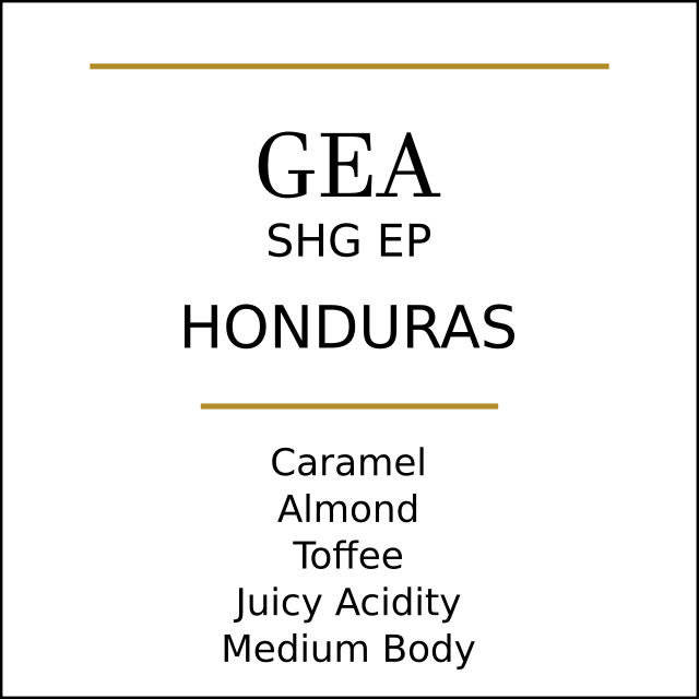 Honduras Gea Medium Roast by Pebble & Pine