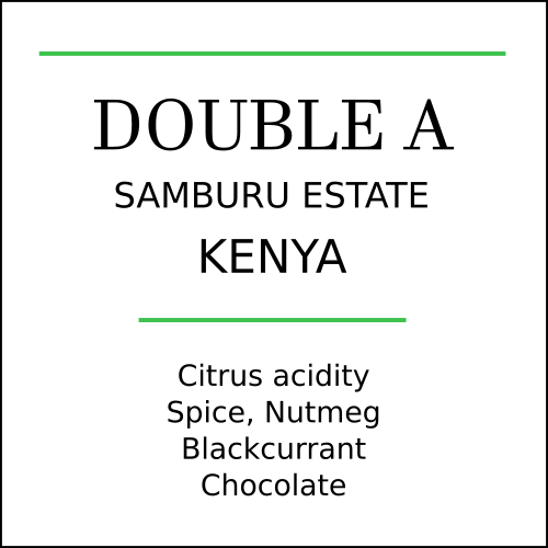 Kenya AA Samburu Medium Roast by Pebble & Pine