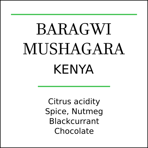 Kenya AB Baragwi Mushagara Medium Roast by Pebble & Pine