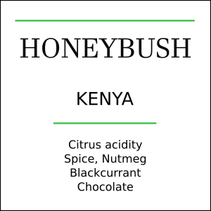 Kenya AB Honey Bush Medium Roast by Pebble & Pine