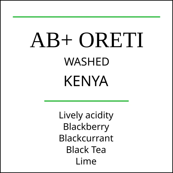 Kenya AB+ Oreti Light-Medium Roast by Pebble & Pine