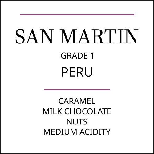 Peru G1 San Martin Dark Roast by Pebble & Pine