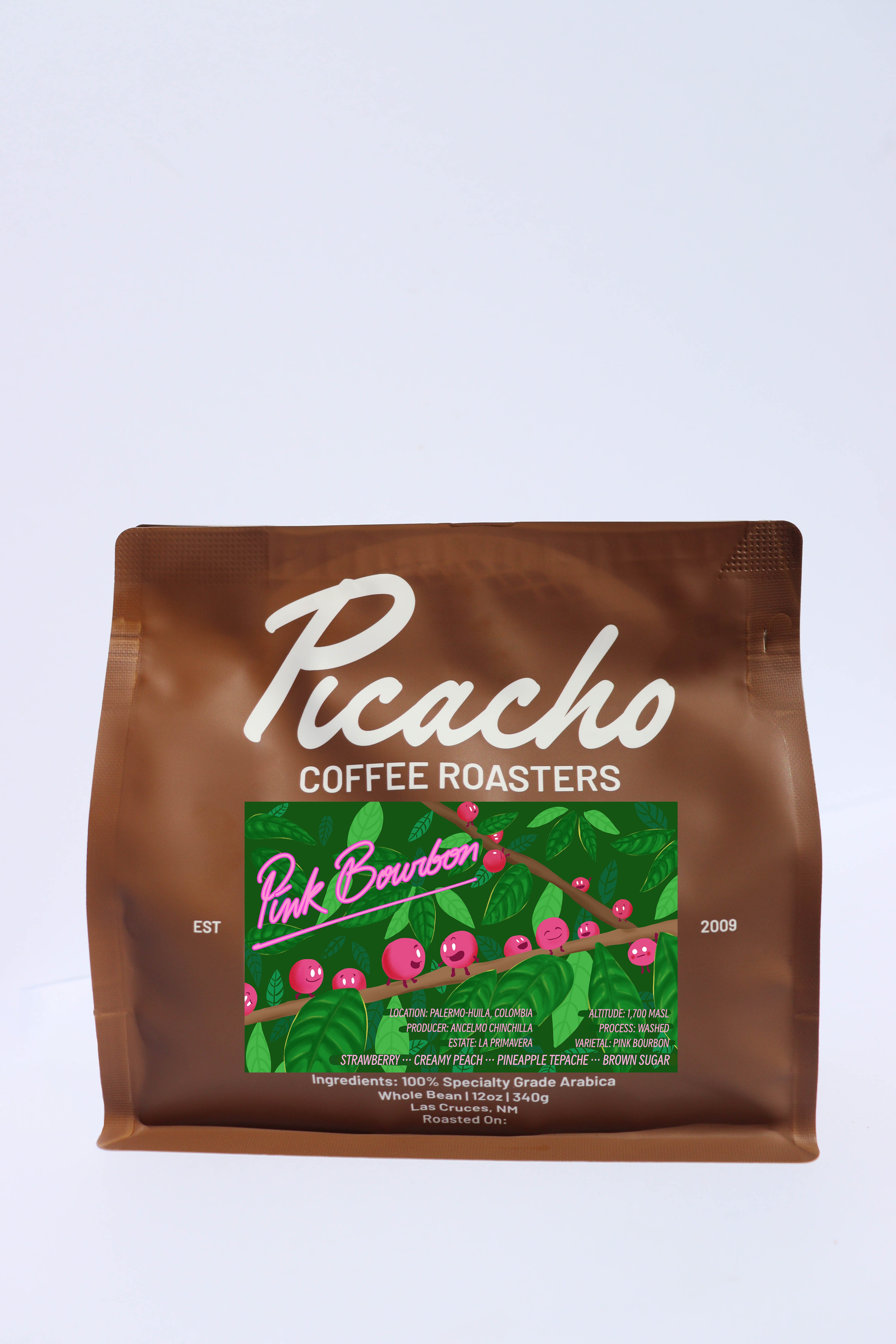 Pink Bourbon, Armenia Colombia — Colombia by Picacho Coffee New Mexico – Wholesale Specialty Coffee ...