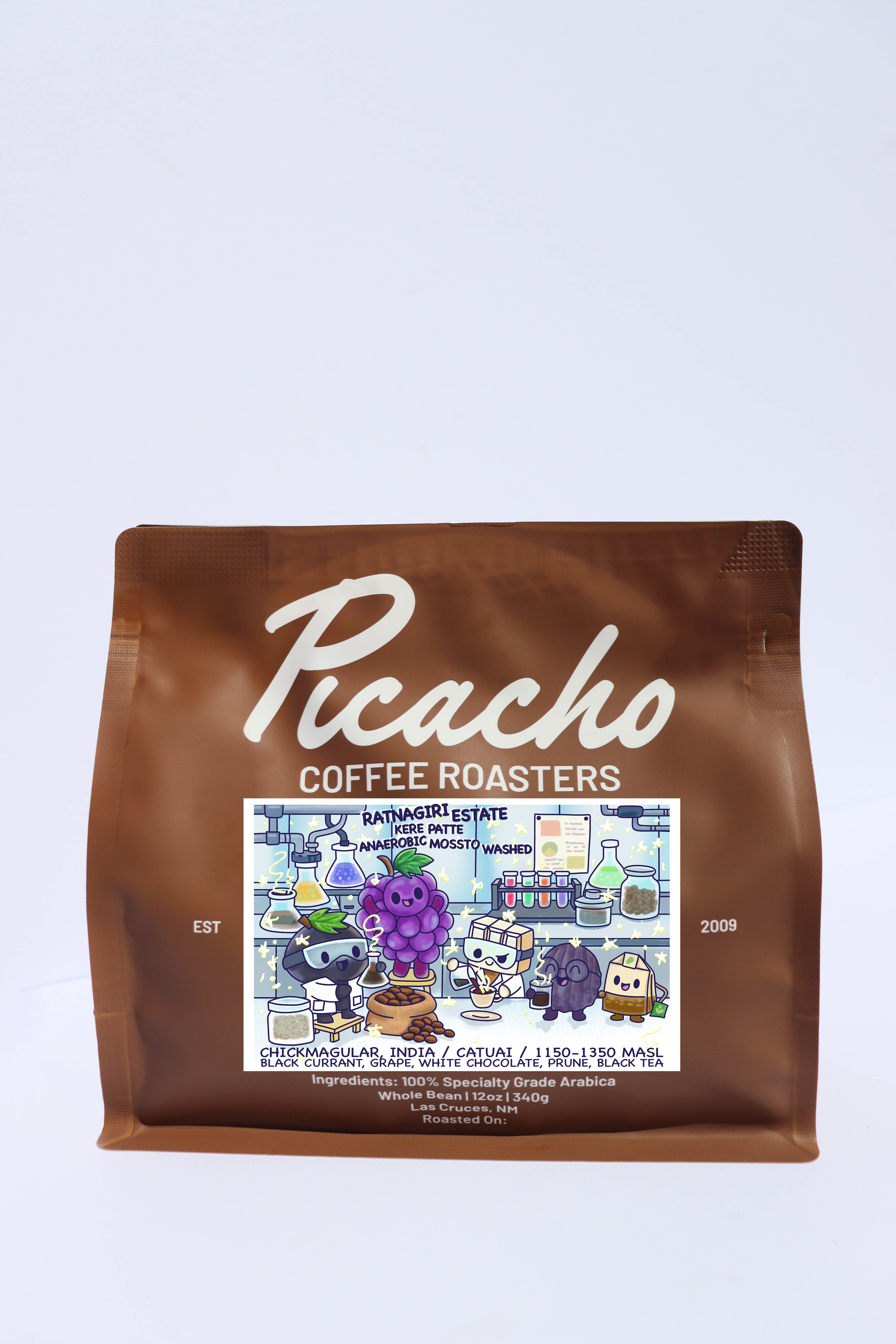 RATNAGIRI ESTATE, India  Kere Patte Anaerobic Mossto Washed — India by Picacho Coffee New Mexico – Wholesale Specialty Coffee ...