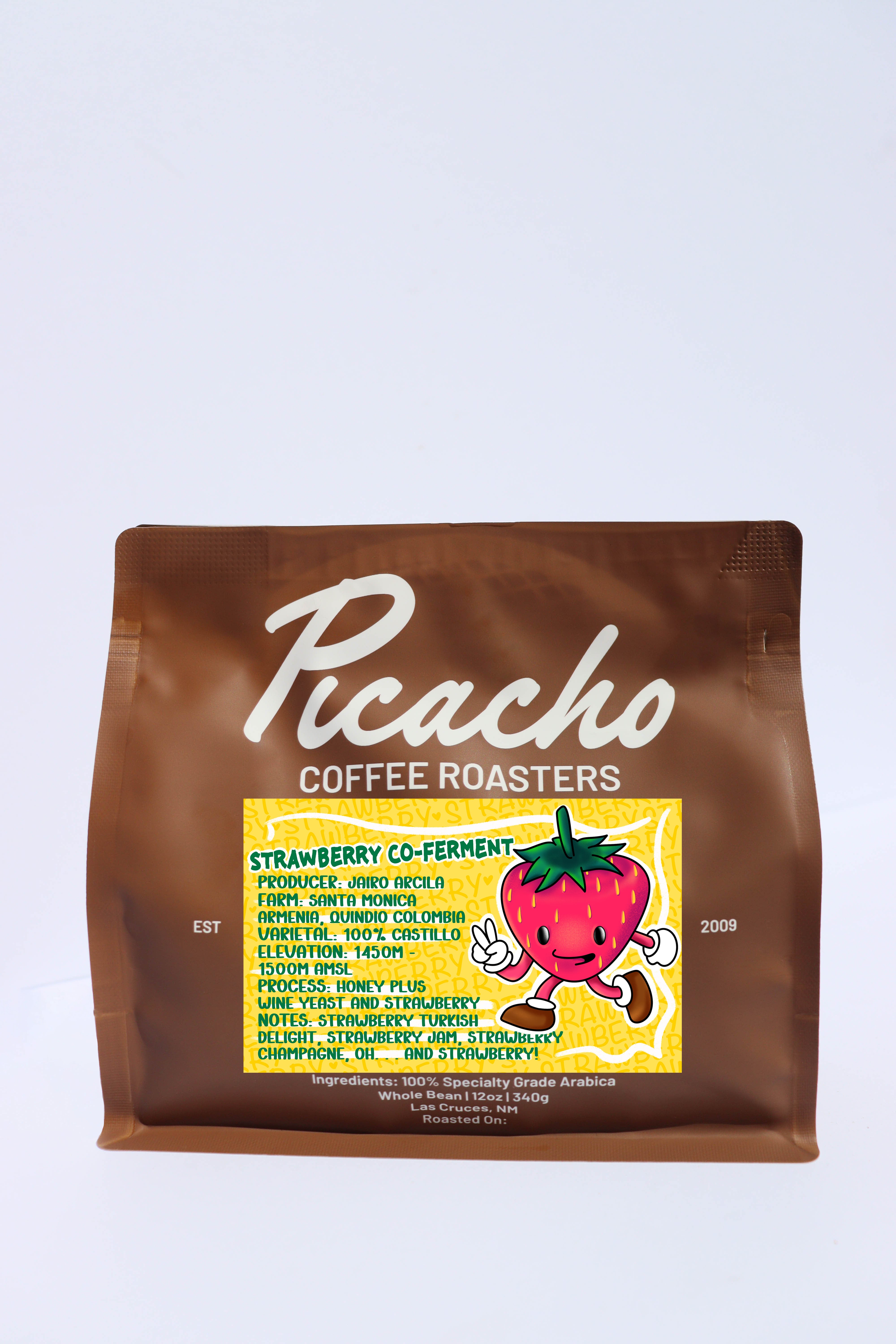 Jairo Arcila Strawberry Co-Ferment — Colombia by Picacho Coffee New Mexico – Wholesale Specialty Coffee ...