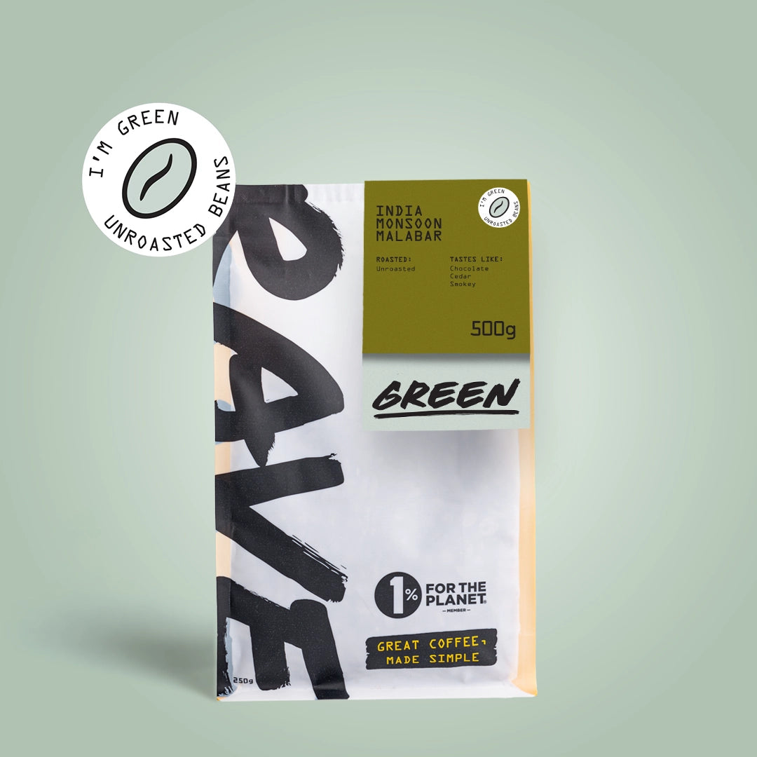 India Monsoon Malabar AA Green Coffee Beans