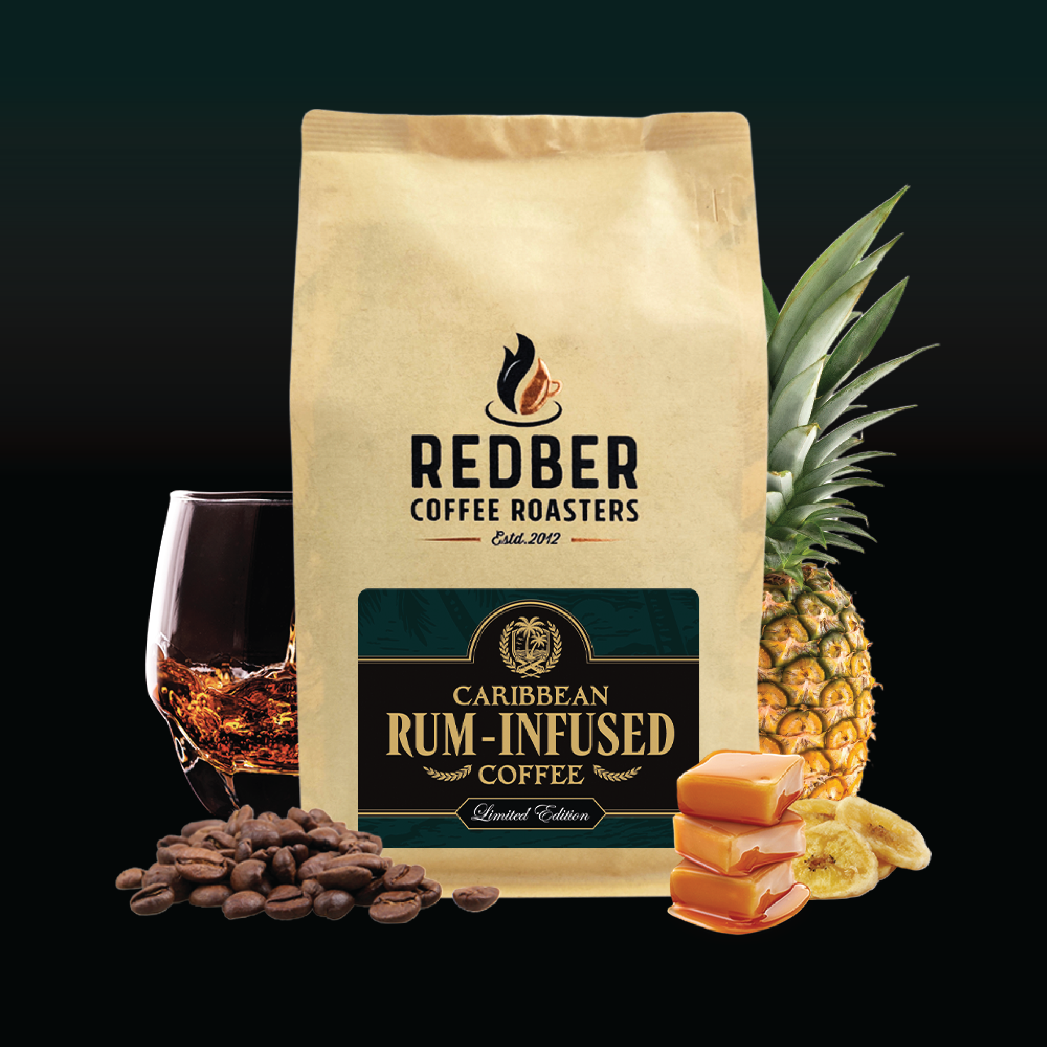 Caribbean Rum-Infused Colombia Finca Sofia Coffee by…