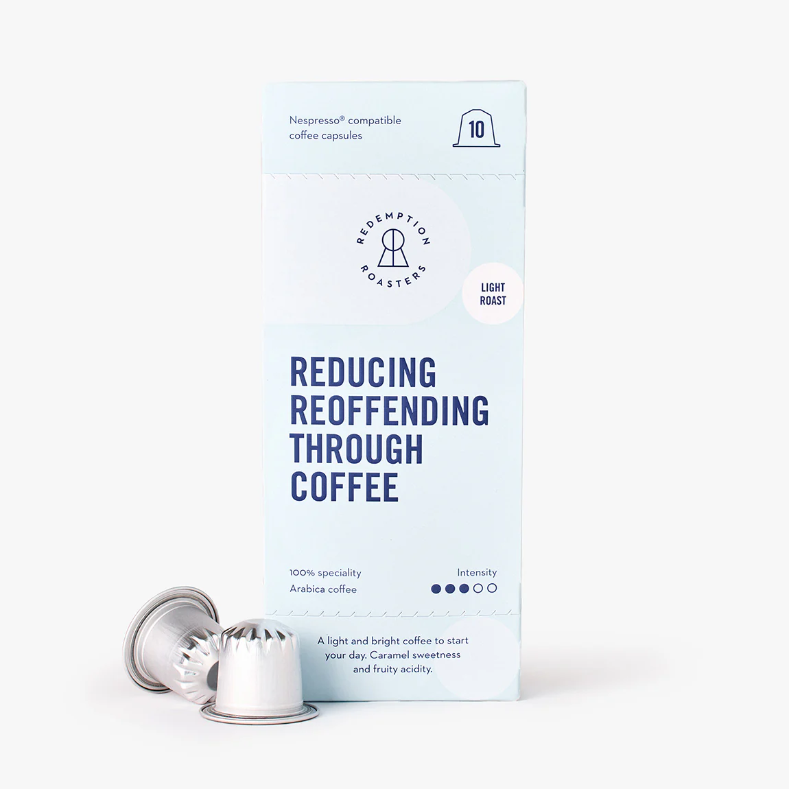 'Light Roast' Coffee Pods by Redemption Roasters