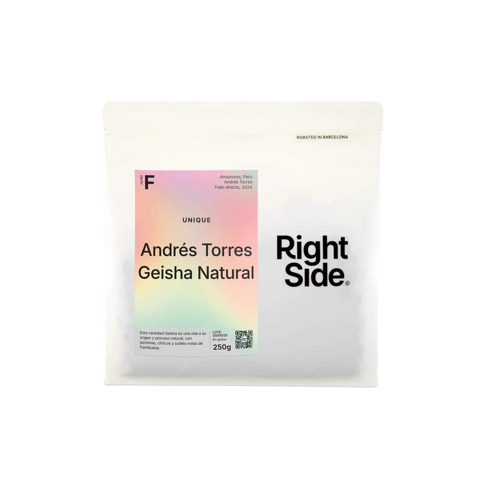 Andrés Torres Geisha Natural Filter by Right Side Coffee