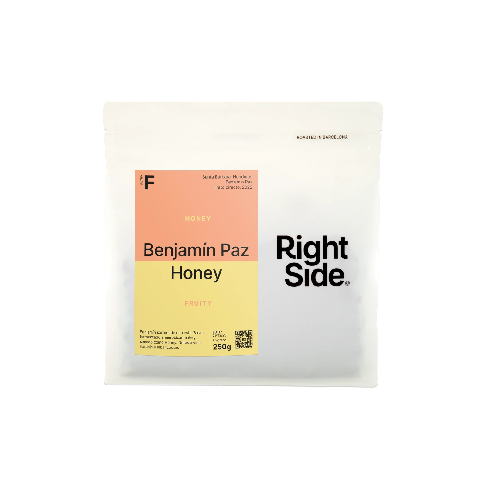Benjamín Paz Honey Filter by Right Side Coffee