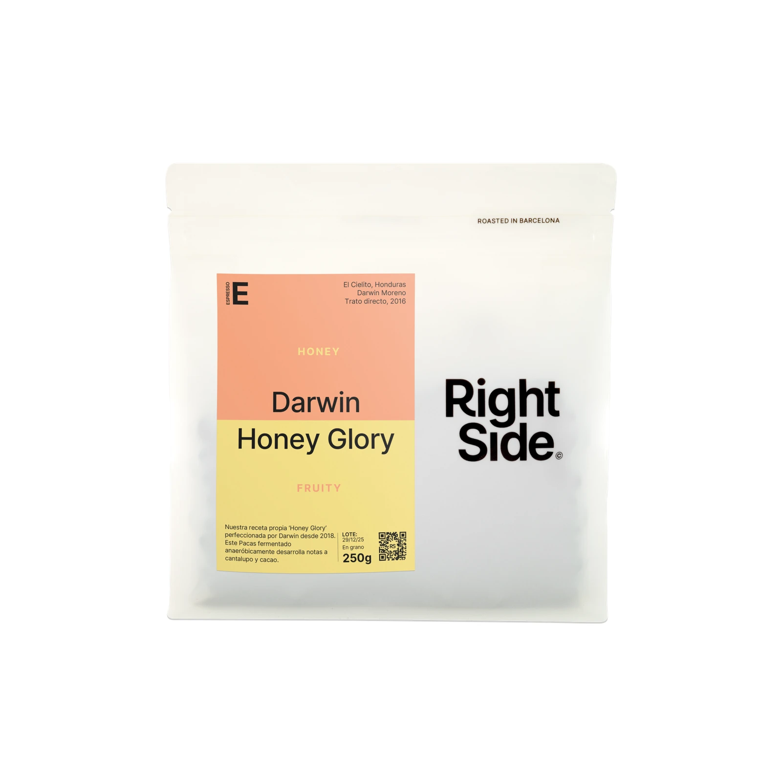 Darwin Honey Glory Espresso by Right Side Coffee