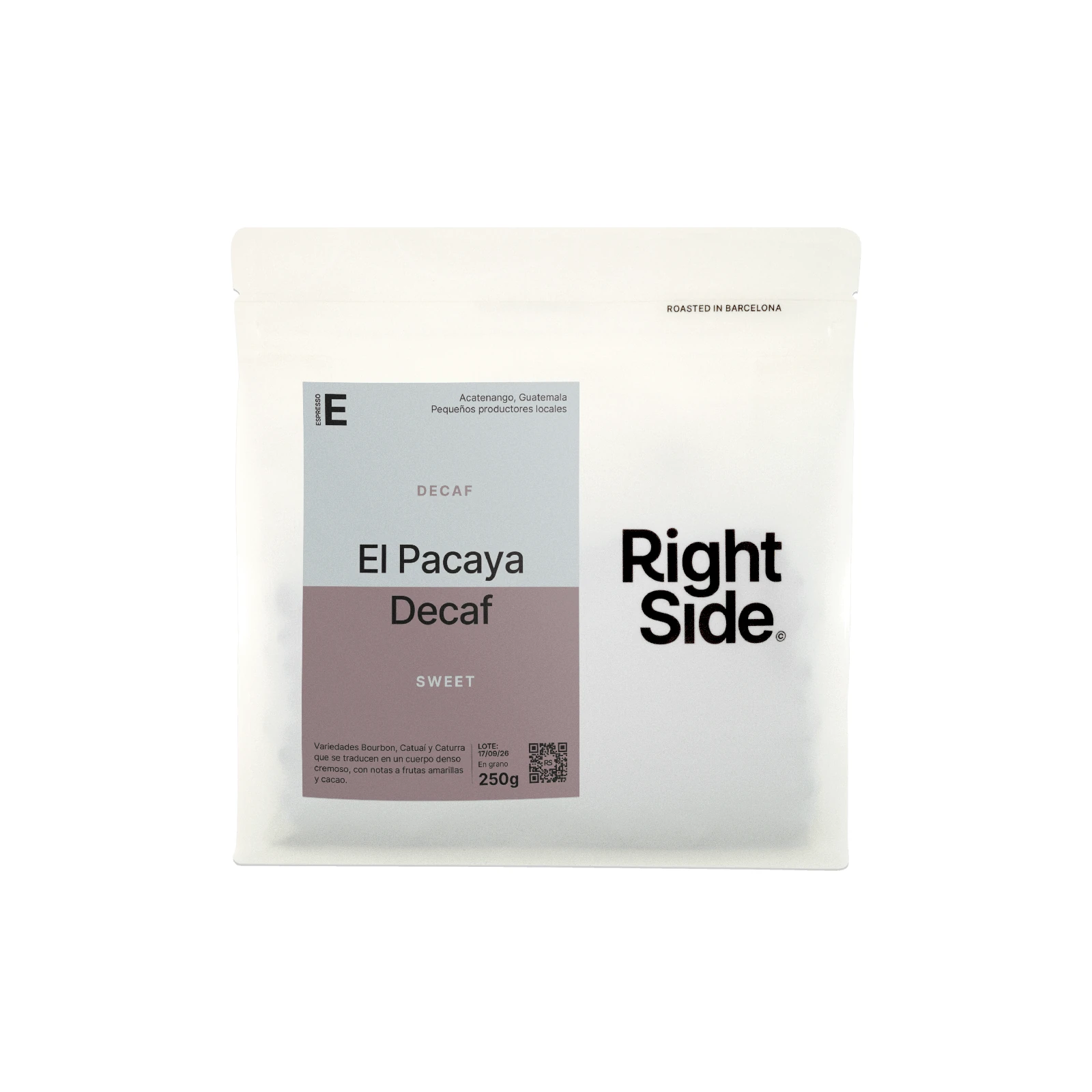 El Pacaya Decaf by Right Side Coffee