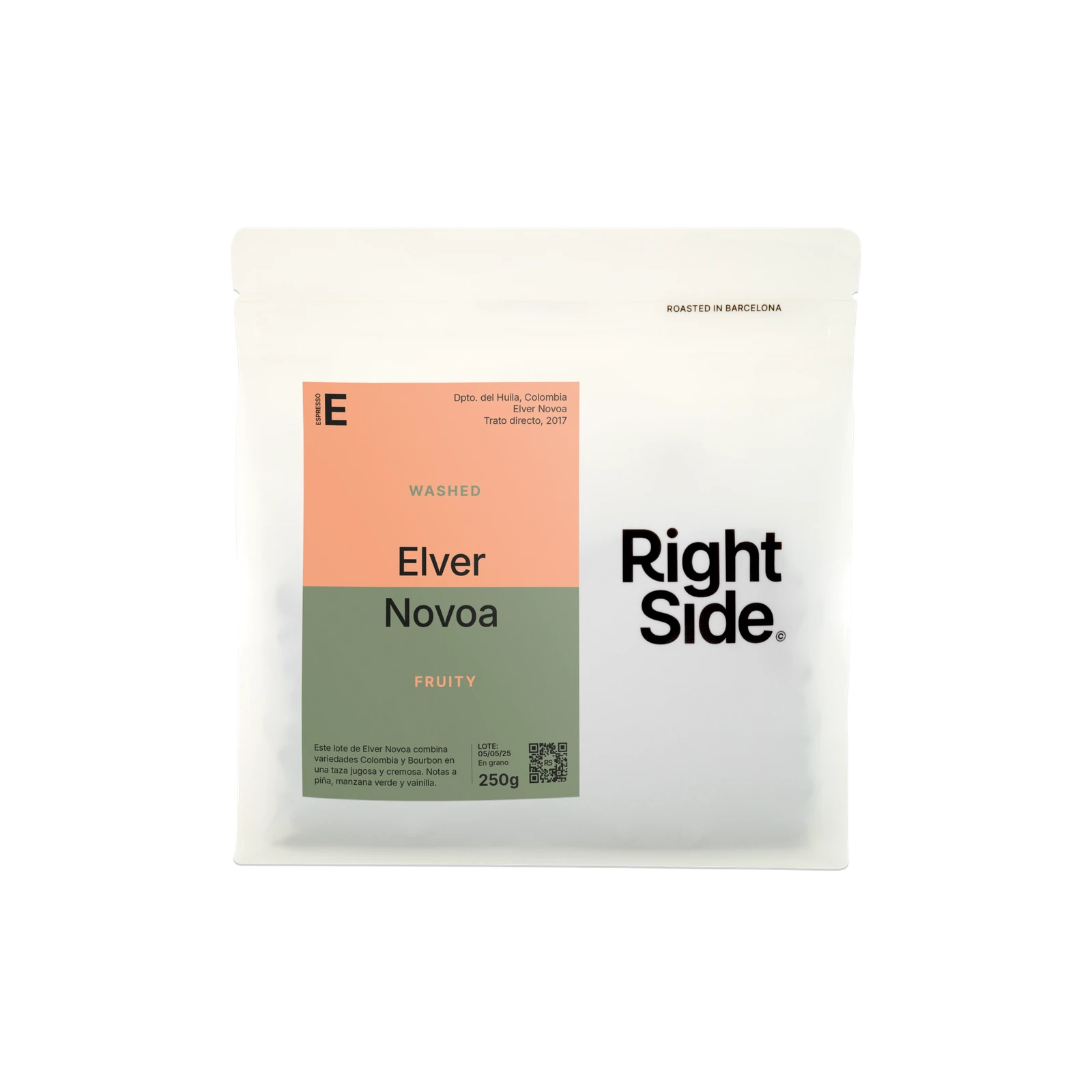 Elver Novoa Espresso — Colombia by Right Side Coffee