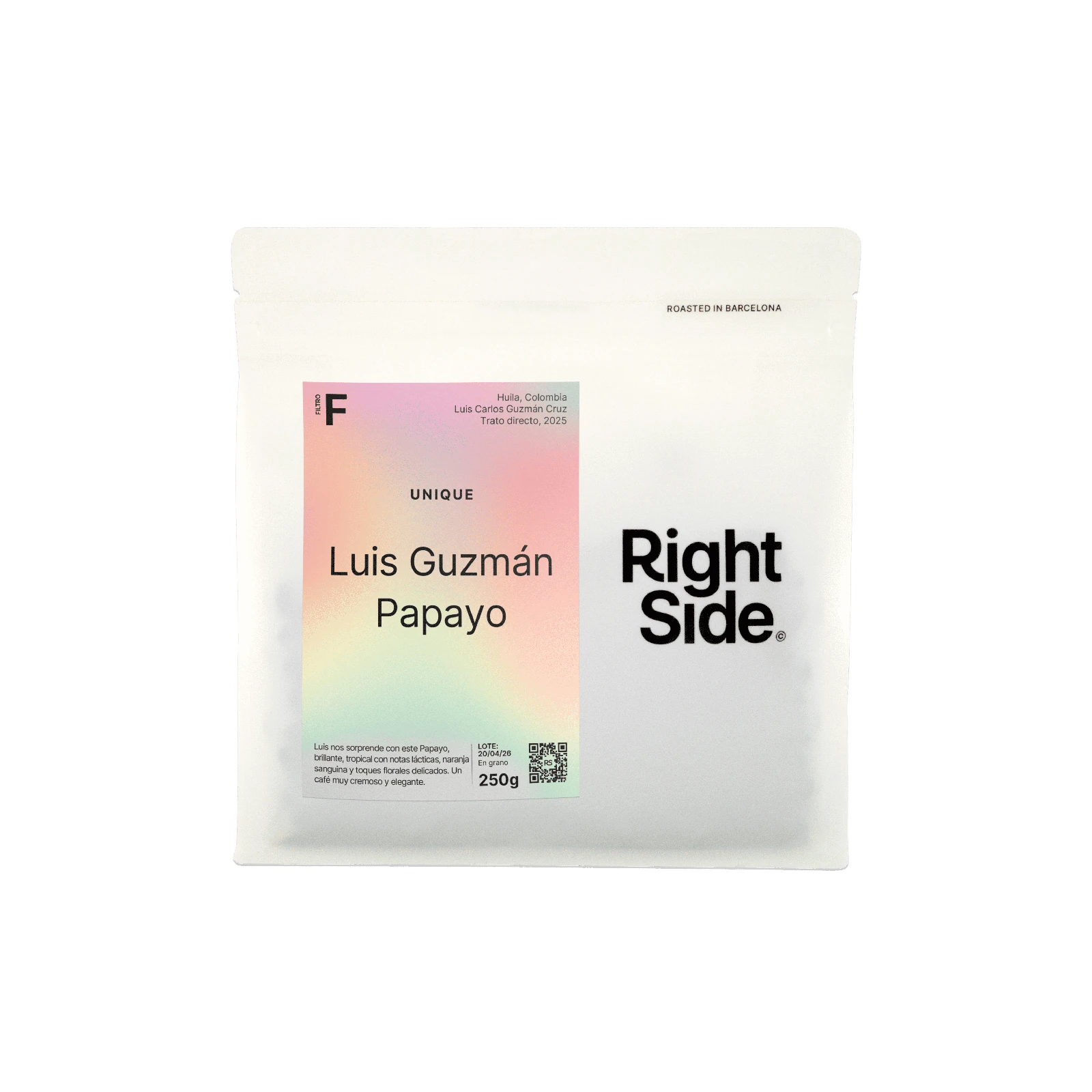 Luis Guzmán Papayo Filter by Right Side Coffee