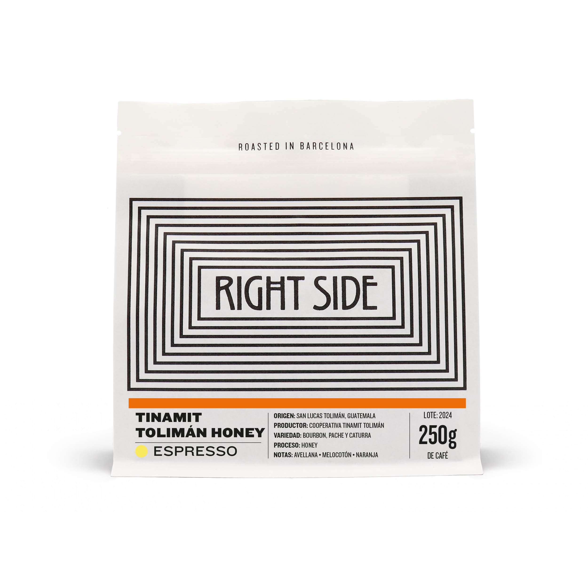 Tinamit Tolimán Honey Espresso by Right Side Coffee