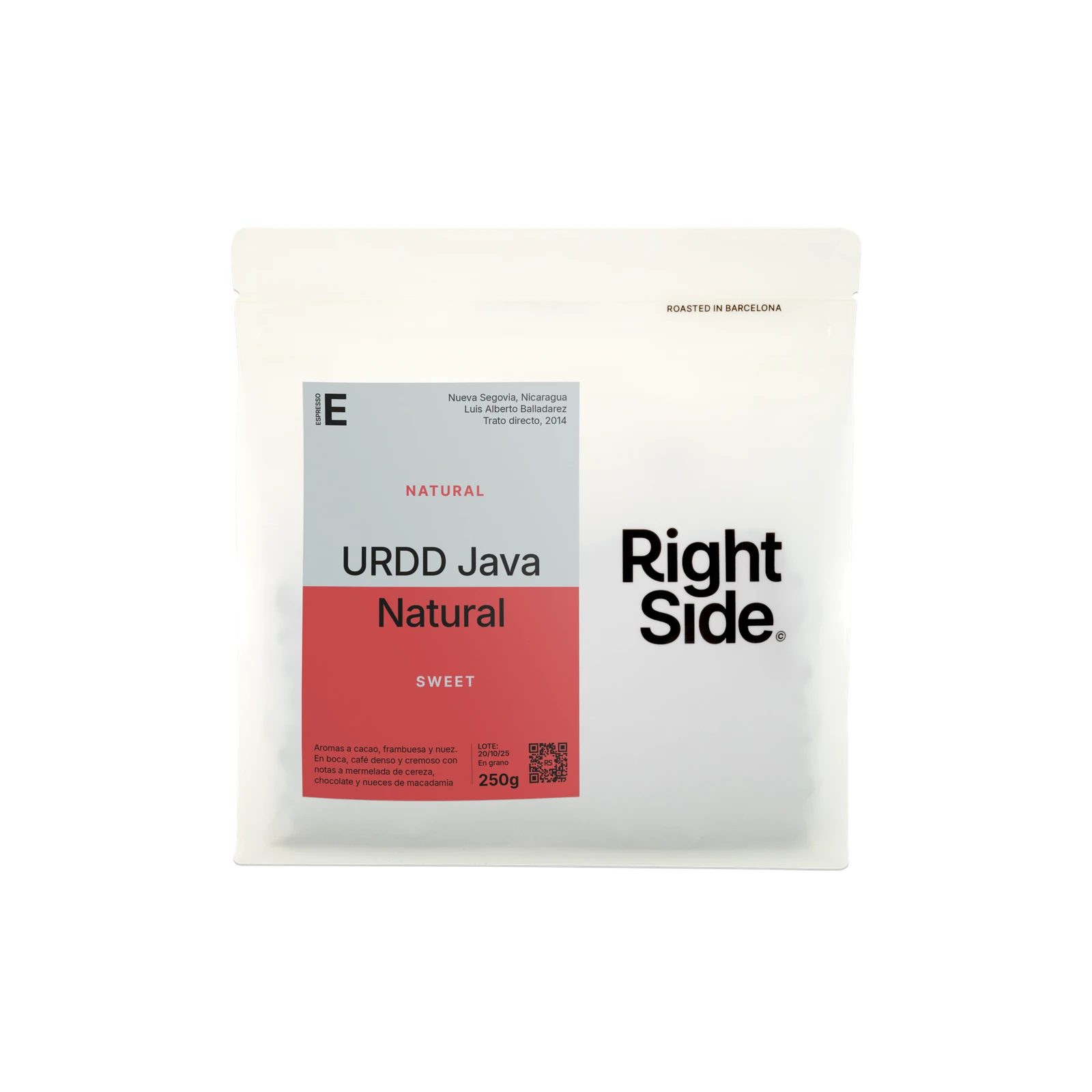 URDD Java Natural Espresso by Right Side Coffee
