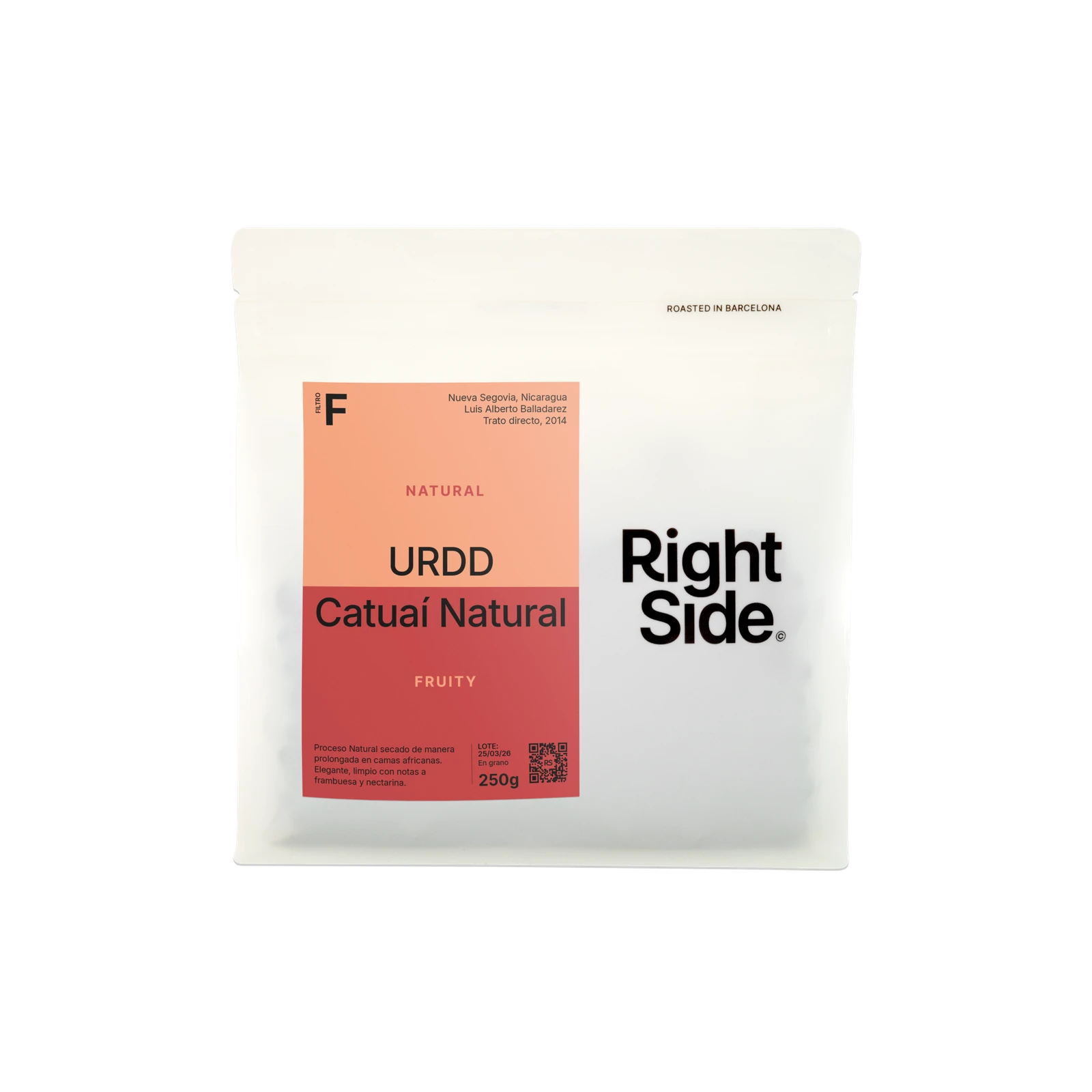 URDD Catuaí Natural Filter by Right Side Coffee