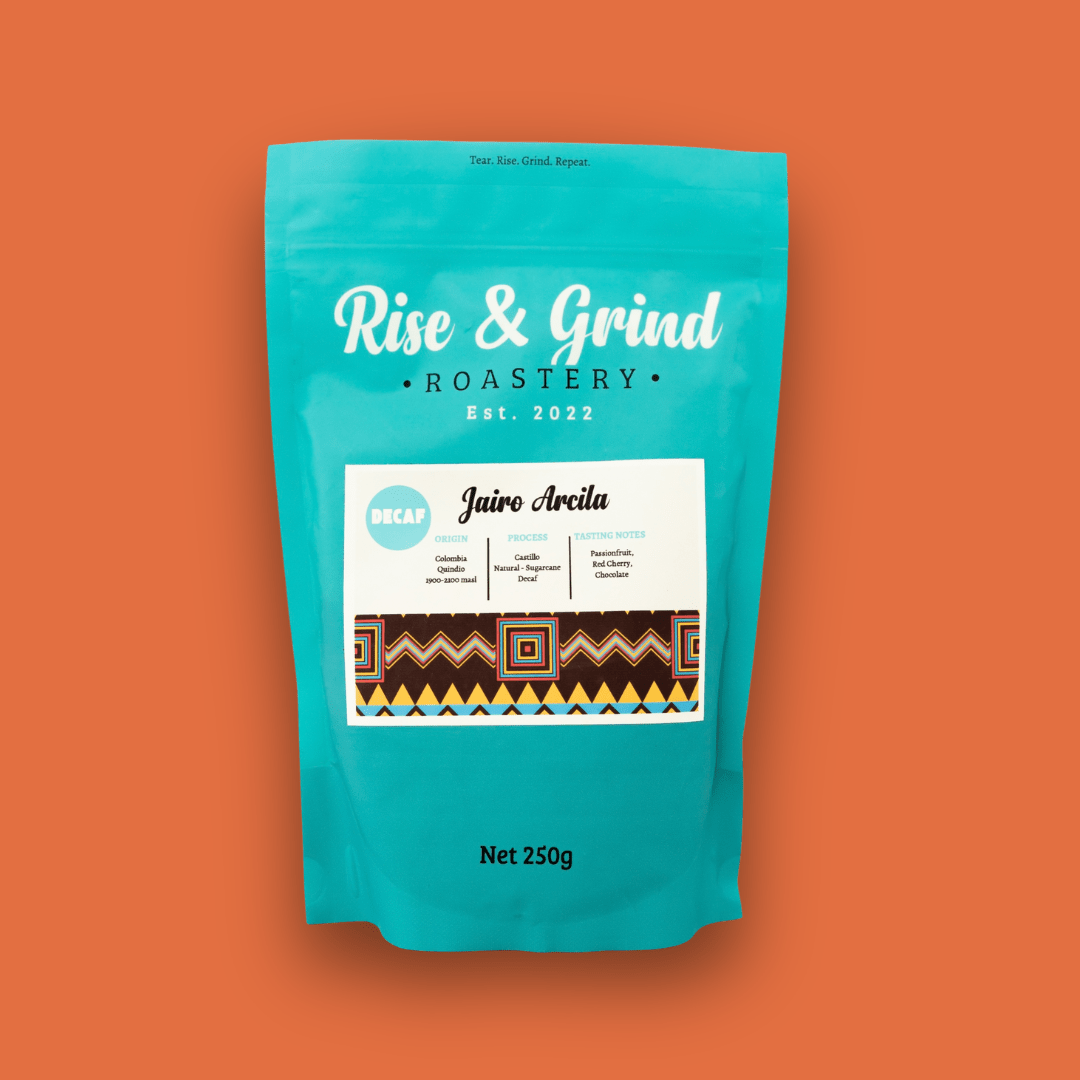 Jairo Arcila – EA Sugarcane Decaf by Rise & Grind Roastery