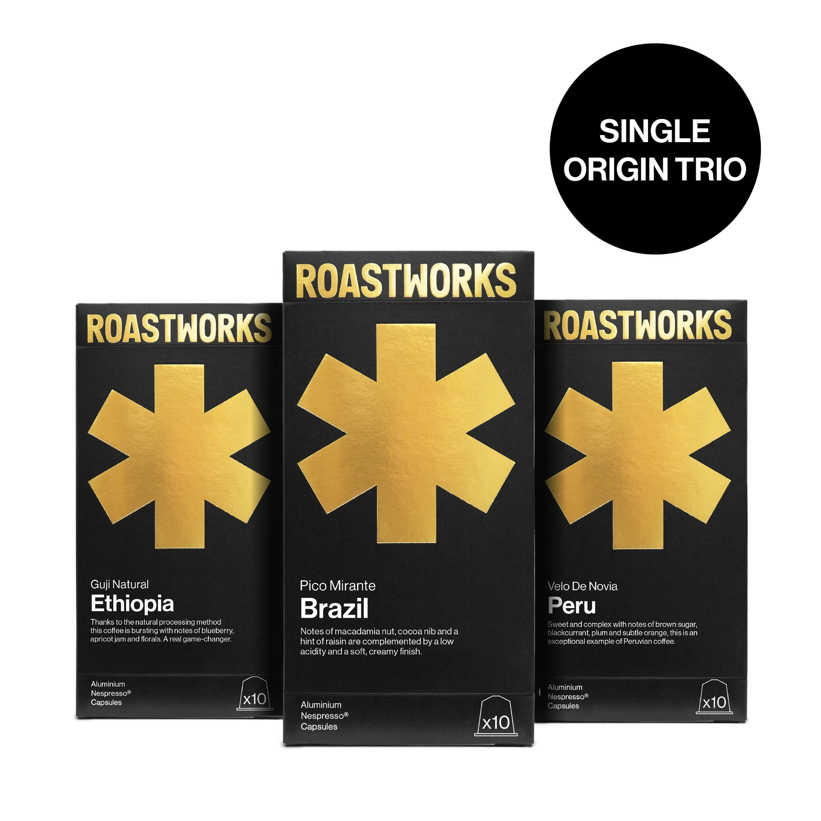 Single Origin Trio — Ethiopia by Roastworks Coffee Co