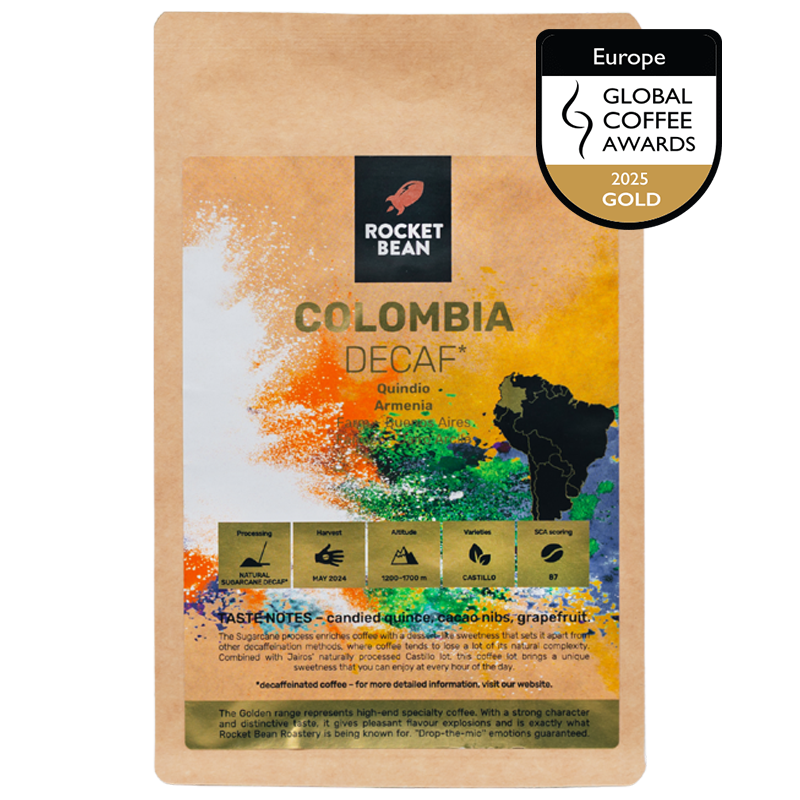 Colombia | Sugarcane Decaf, Natural — Colombia by Rocket Bean Roastery
