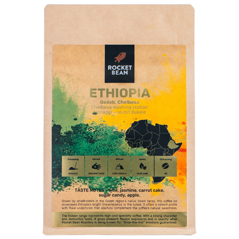 Ethiopia | Gedeb, Chelbessa, Washed — Ethiopia by Rocket Bean Roastery
