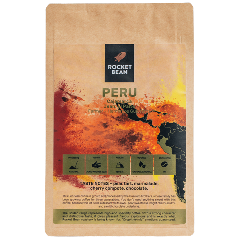 Peru | Cajamarca, Hermanos Guerreros, Natural — Peru by Rocket Bean Roastery
