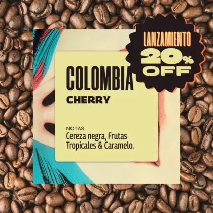 Café Colombia Cherry 20% off — Colombia by SANTA COFFEE: Café de Especialidad en Málaga