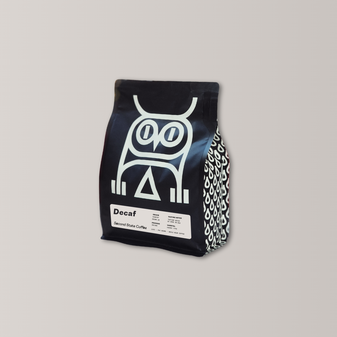 Decaf Sugar Cane Process by Second State Coffee
