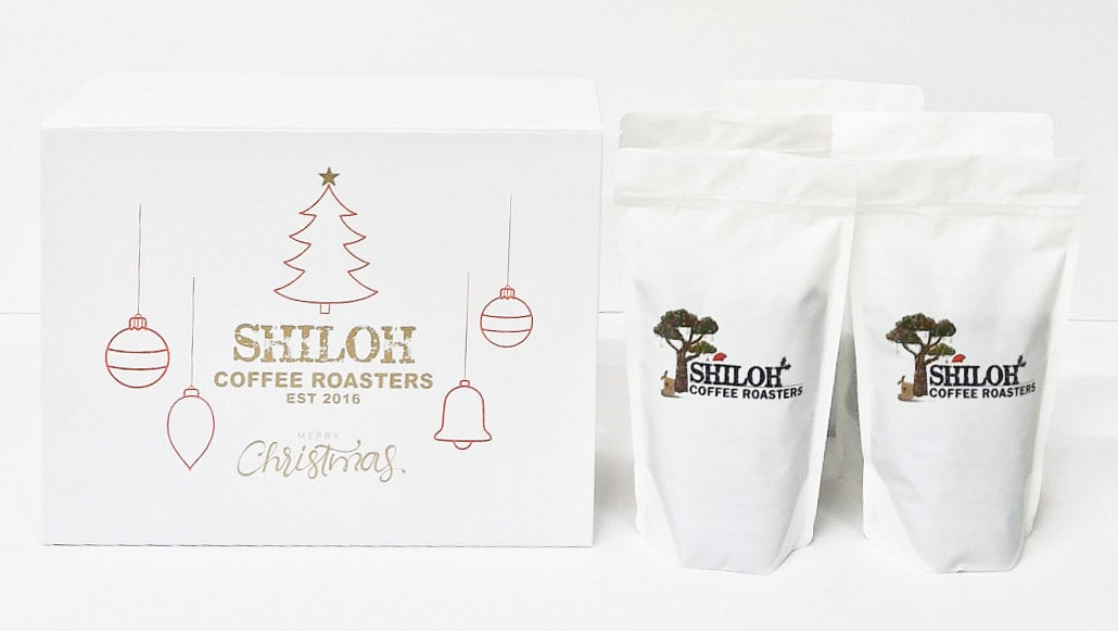 Limited-edition 1kg Christmas Box (5 x200g) - Pre-order for dispatch on December 14 by Shiloh Coffee Roasters