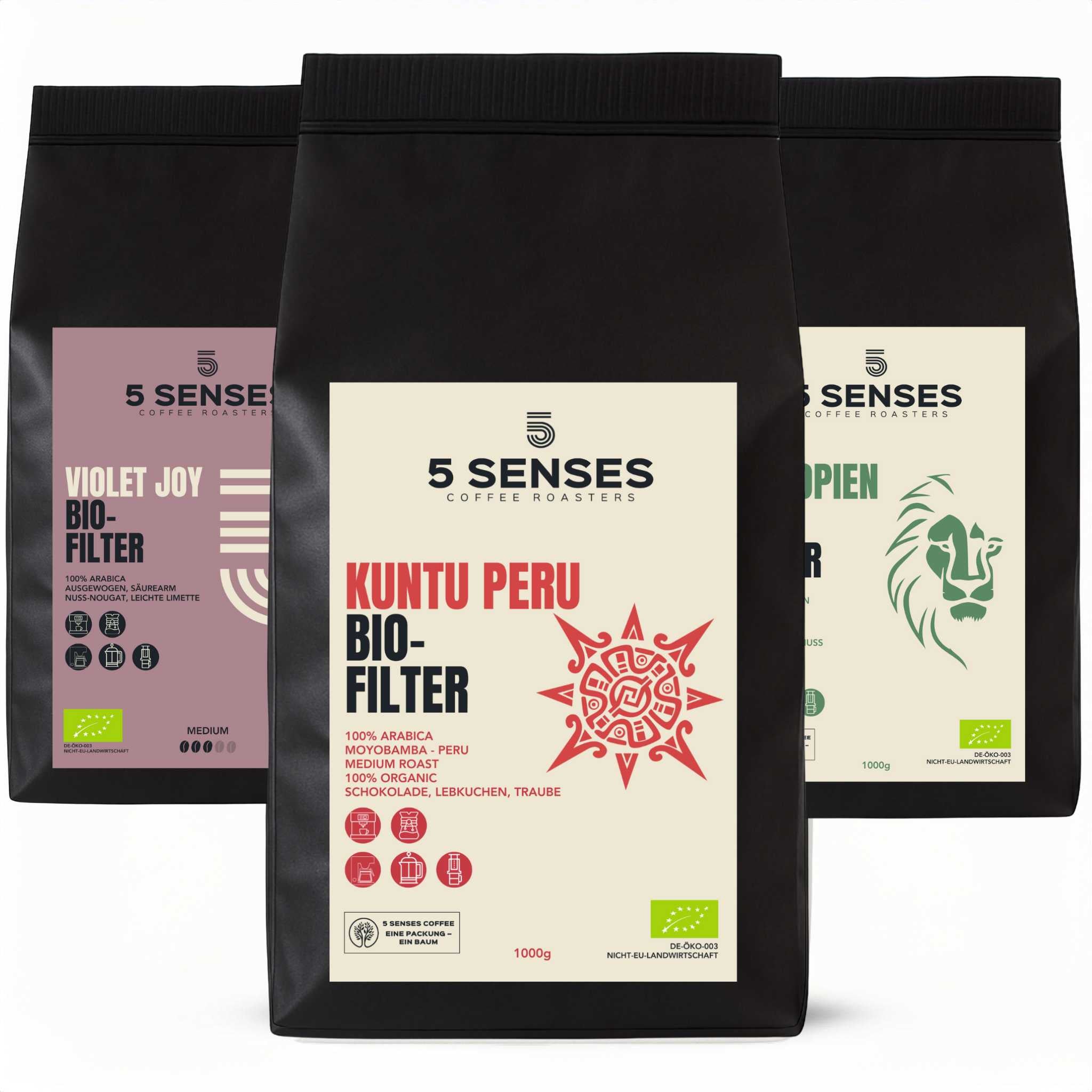 TASTER PACK FILTER COFFEE SET OF 3 — Peru