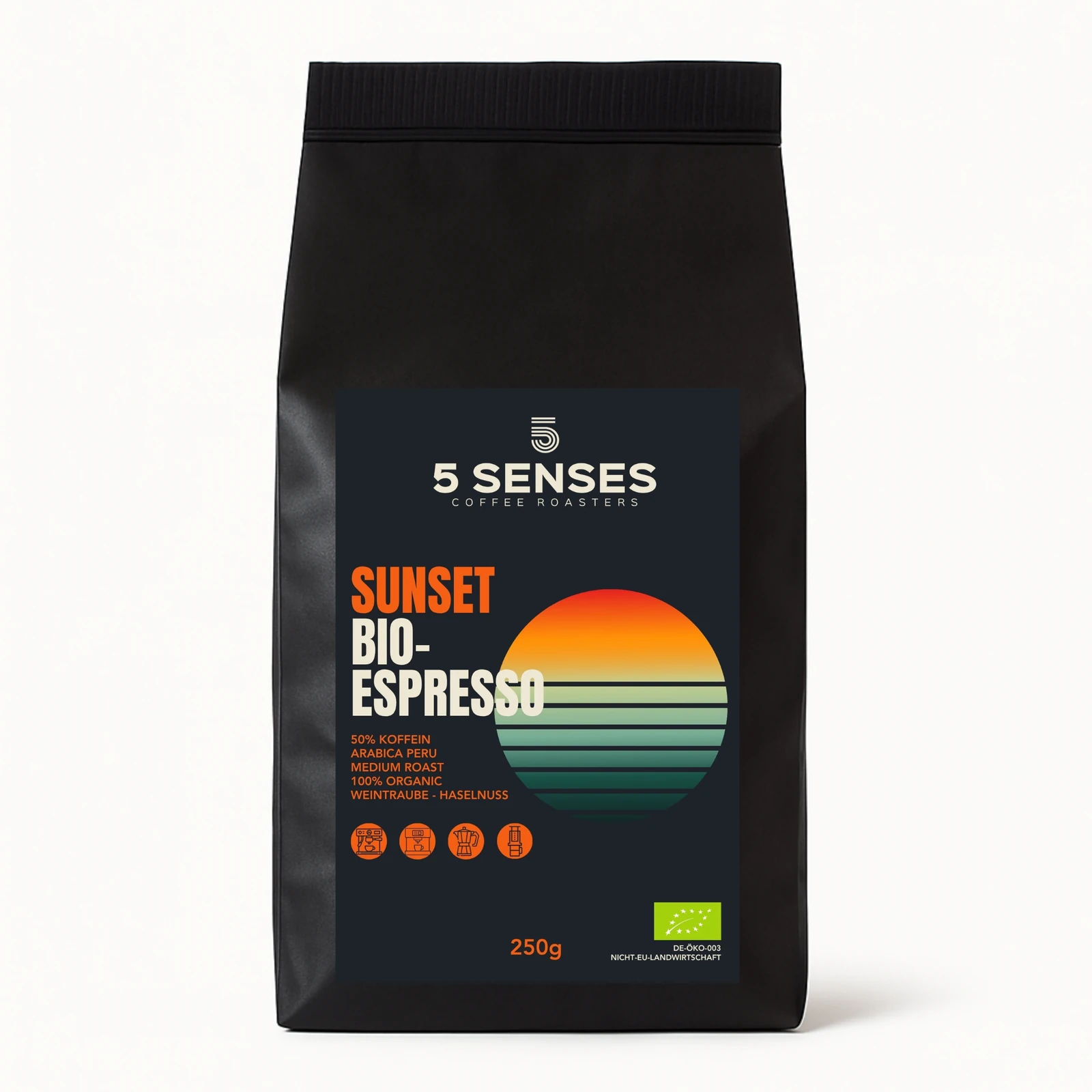 SUNSET HALF CAFF ESPRESSO BLEND (50% COFFEINE - COFFEINE…