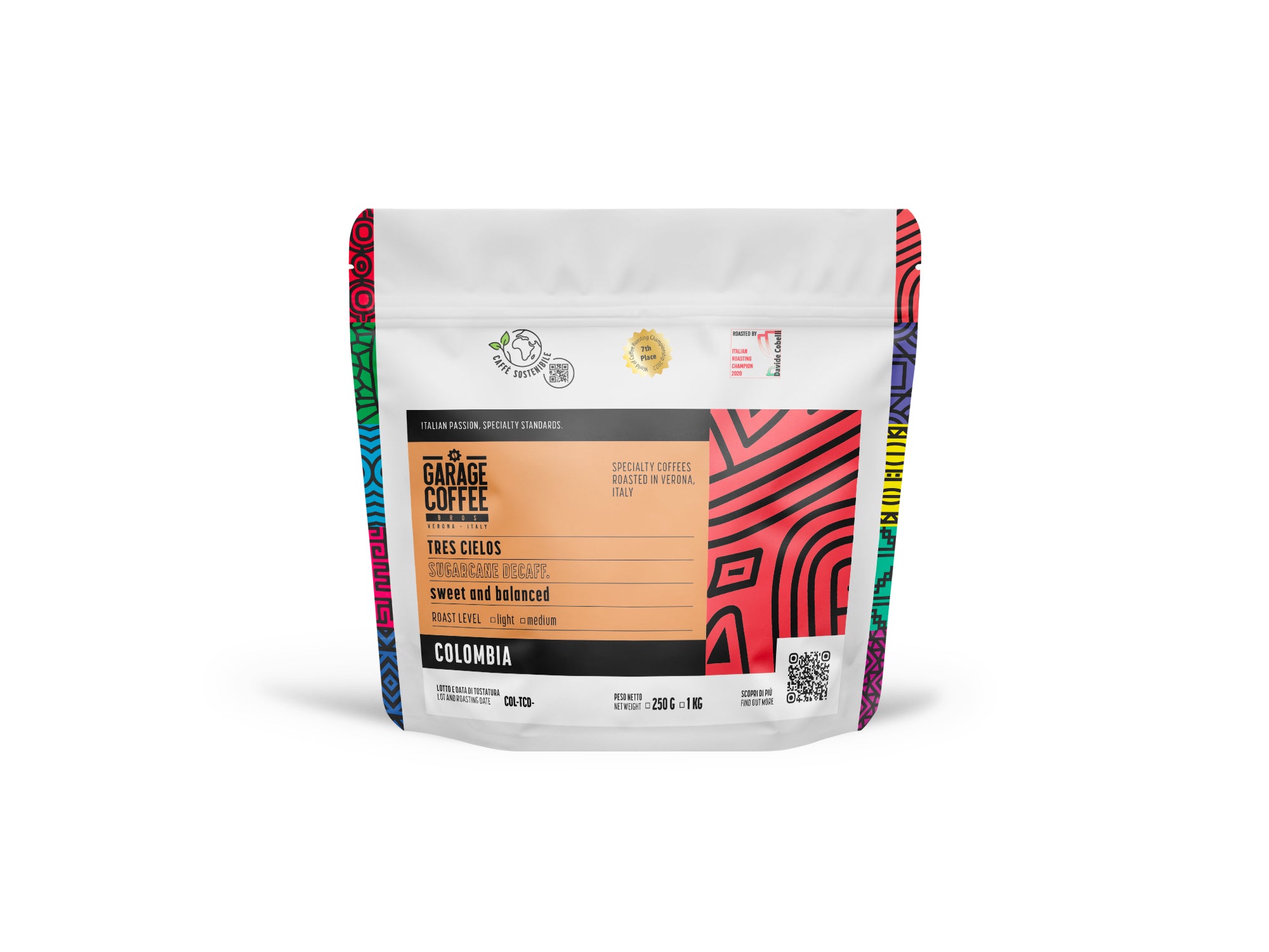 Caffè Specialty Colombia Tres Cielos Decaffeinato — Colombia by Specialty Coffee Roasting in Verona